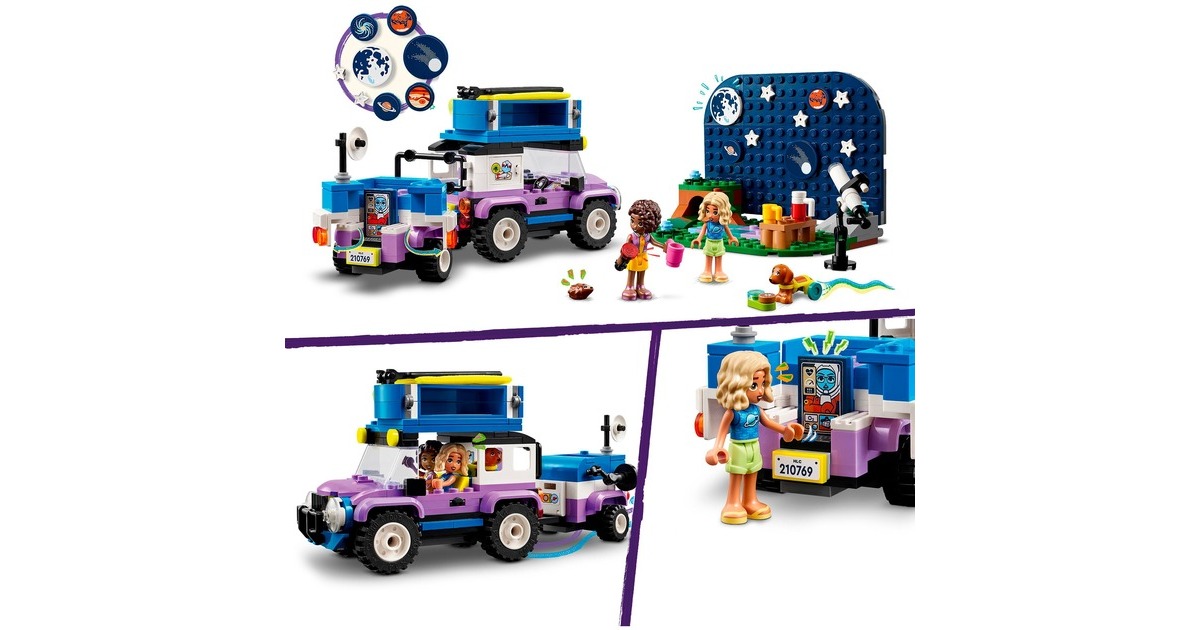 Le camping-car d'observation des étoiles Lego