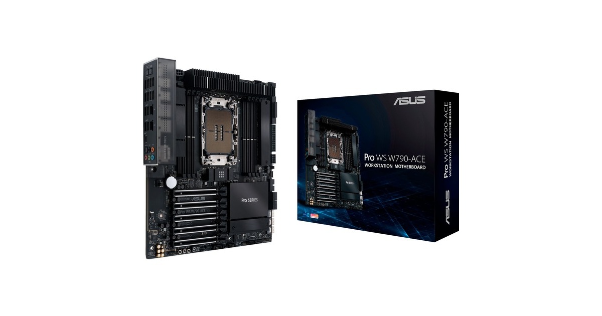 ASUS PRO WS W790-ACE Intel W790 LGA 4677 (Socket E) SSI CEB carte mère ...
