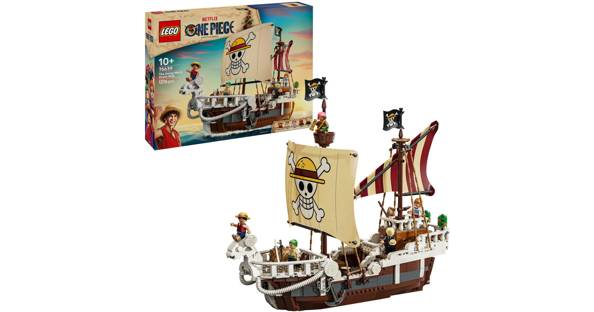 DR.Star One Piece Vogue Merry Set 650 Mini Bateau Non Compatible avec Le-go (255 pcs