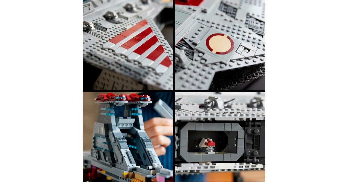 Lego Star Wars - Le croiseur d�??assaut de classe Venator de la R?�publique, Jouets de construction 