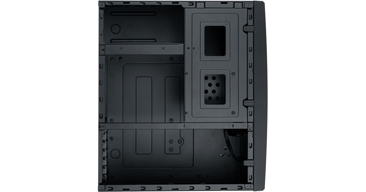 SilverStone GD11 (SST-GD11B) boîtier HTPC Noir | 2x USB-A | 1x USB-C