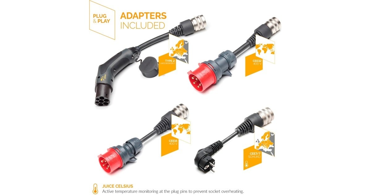 Juice Booster 2 Wallbox Set inkl. 3 Adapter unbenutzt (Gebraucht) in Bern für CHF 750 – mit