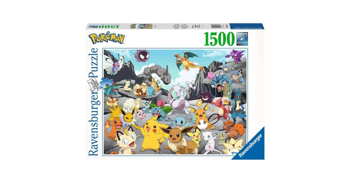 Ravensburger Puzzle 1500 p - Pokémon Classics 1500 pièce(s