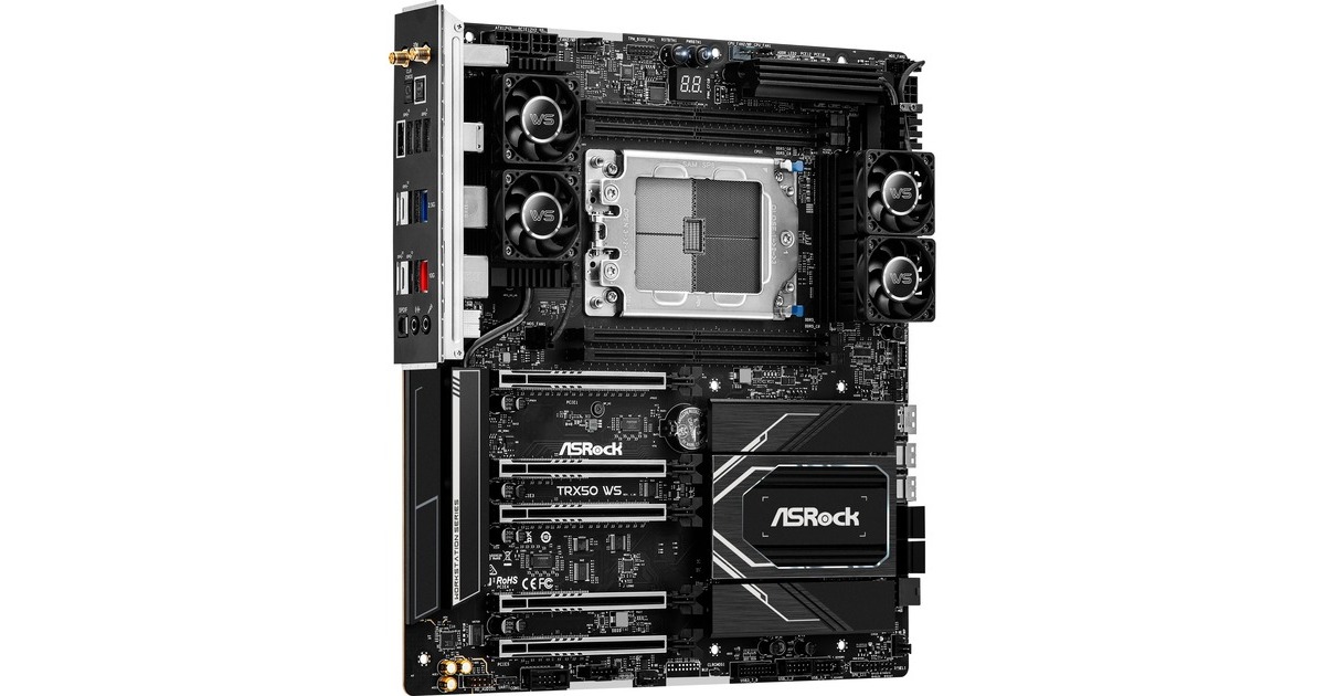 Str5 Socket Processor Installation ASRock TRX50 WS carte mère socket sTR5