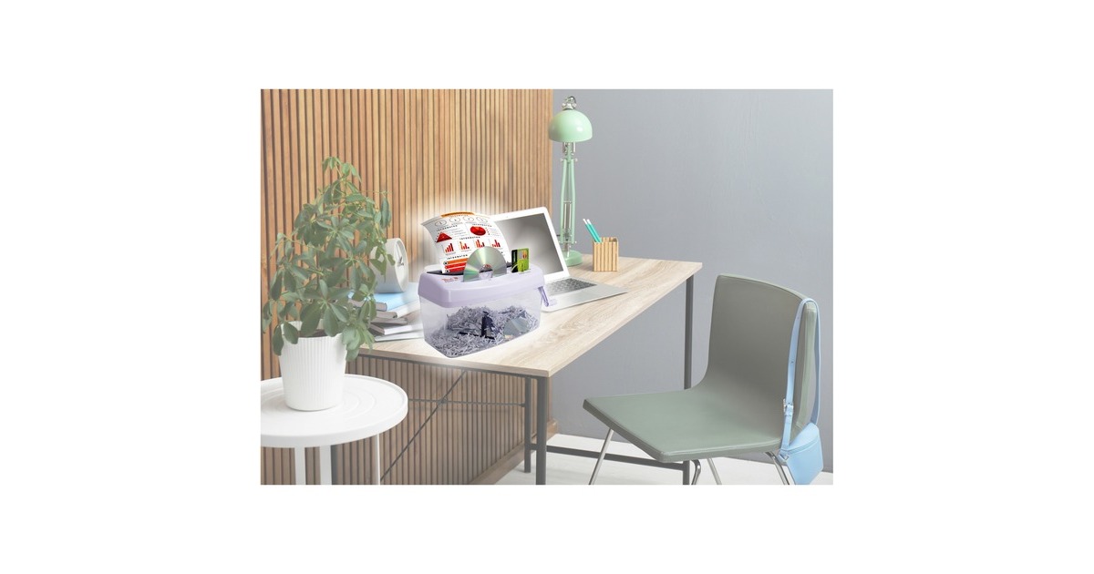 Peach PS300-21 destructeur de papier Destruction croisée 21 cm Noir ...