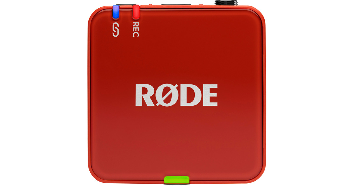Micro Rouge Rode Microphones Wireless GO (Gen 3), Micro Rouge foncé