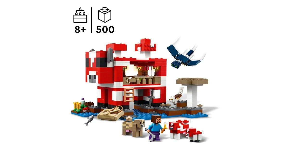 Lego Minecraft La maison du champignon, Jouets de construction 21270