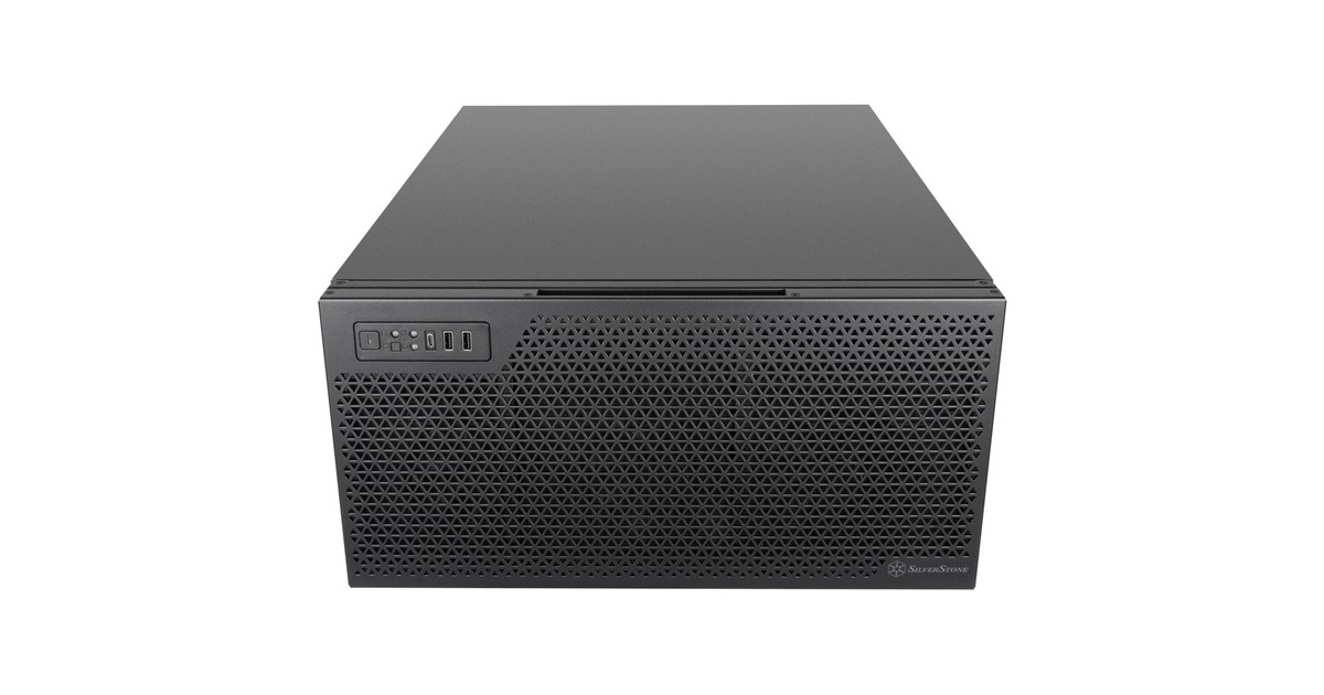 Sst Rig 52 SilverStone SST-RM52 boîtier rack Noir | 2x USB-A | 2x USB-C