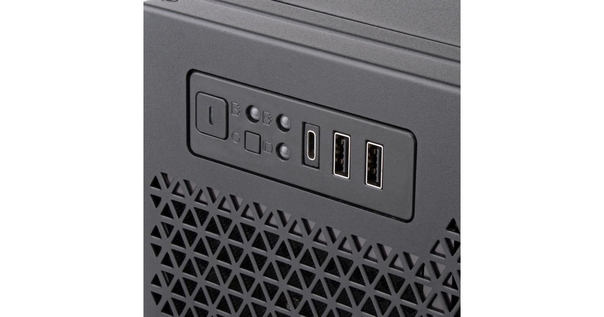 Sst Rig 52 SilverStone SST-RM52 boîtier rack Noir | 2x USB-A | 2x USB-C