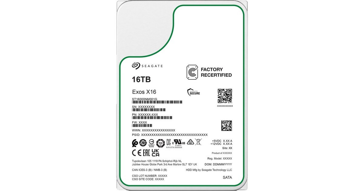 Test/review : Seagate Exos X16, un énorme HDD Professionnel