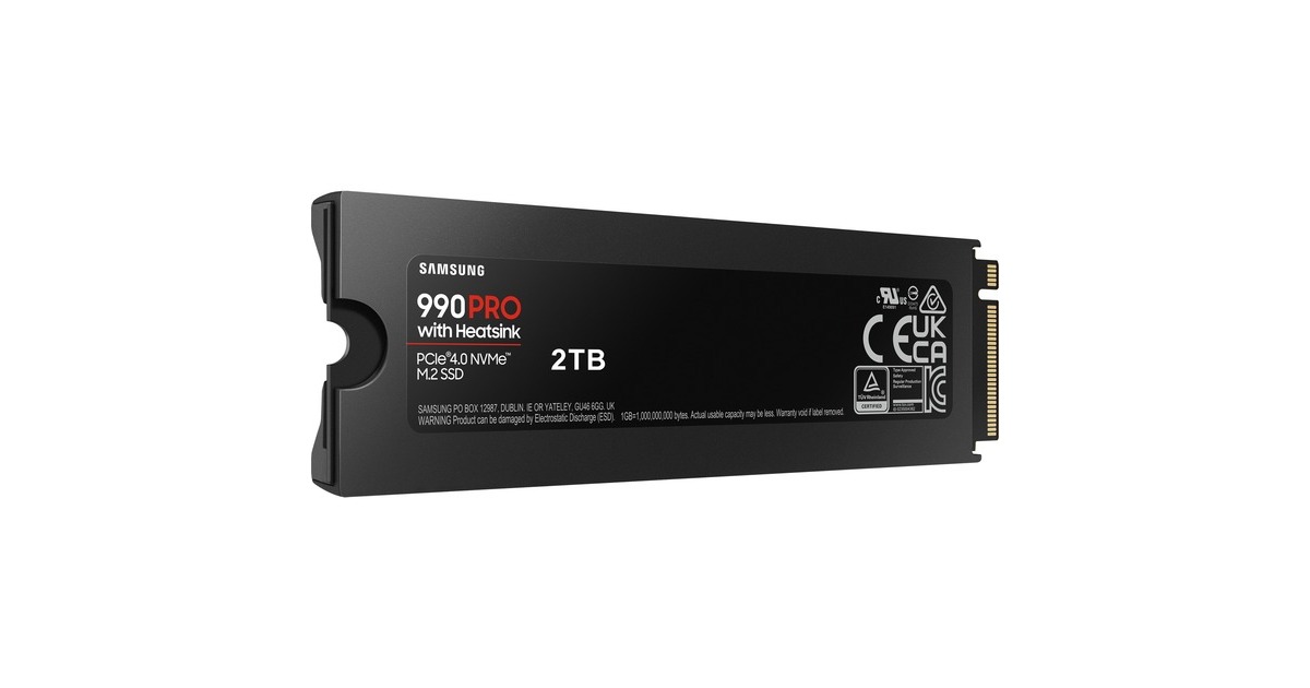 Samsung SSD 990 PRO M.2 PCIe NVMe 2TB avec dissipateur Disques SSD