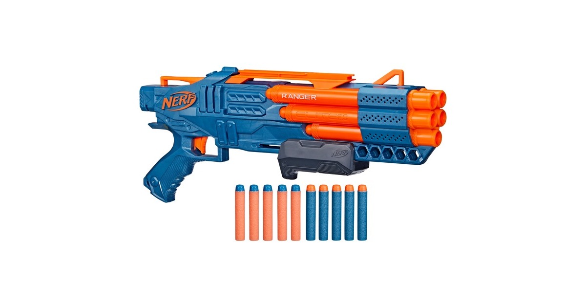 Nerf Elite 2.0, blaster à pompe Ranger PD-5, tir à 5 canons, 10 Nerf Elite 2.0, blaster à pompe Ranger PD-5, tir à 5 canons, 10