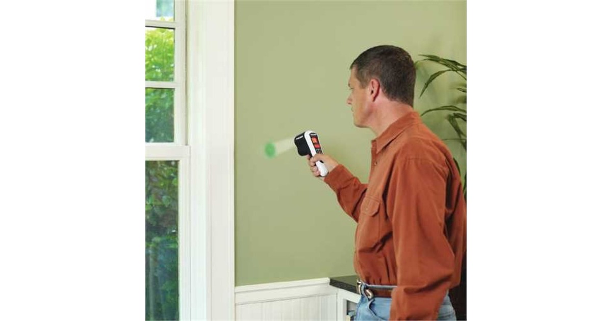 Détecteur De Fuites Thermiques Black & Decker TLD100 - Infrarouge - Repérer Les Courants D'air