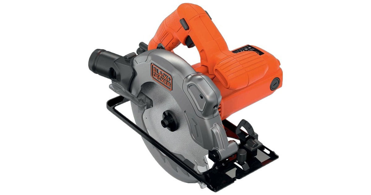 Scie Circulaire Black+Decker Cs1250l-gb 1250W - Lame 190mm, Coupe Jusqu'à 66mm (biseau Inclus)