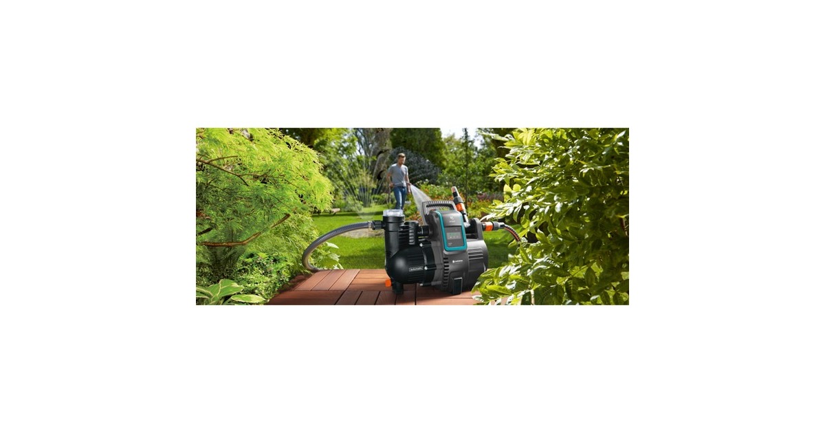 GARDENA smart Pressure Pump Set 5000/5E, Pompe Noir, 1910620