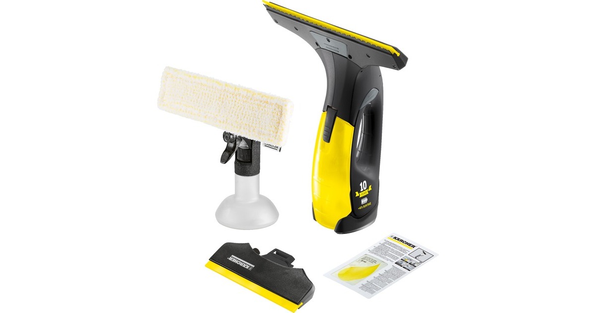 Nettoyeur vitre Karcher - Nettoyeur de vitre à batterie Li-Ion 280 mm WV 5 Plus N Black Edition - 1.633-467.0