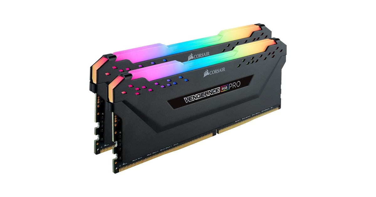 Corsair VENGEANCE RGB PRO 32 Go DDR4 3200 MHz – RAM Noir (2x16 Go) Neuve