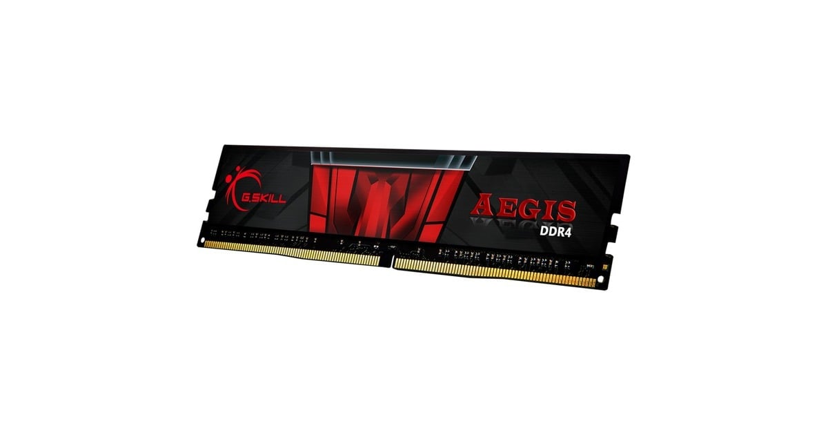 G.Skill Aegis F4-3200C16D-32GIS 32 Go (2x16 Go) DDR4 3200 MHz Noir - Mémoire Gaming Haute Performance