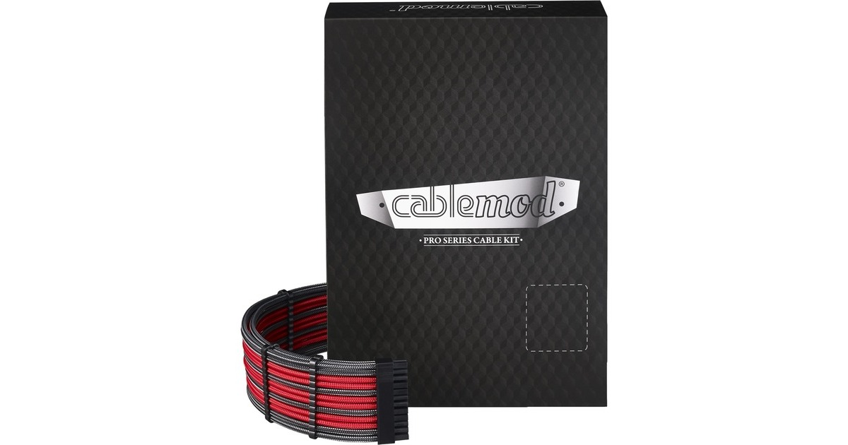 Carbon//RED CableMod PRO ModMesh Cable Extension Kit