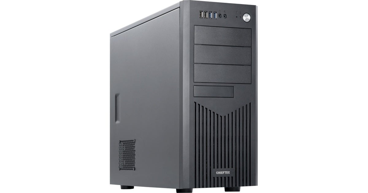 Boîtier PC Chieftec Pro Midi Q - Moyen Tour Insonorisé - Compatible ATX - Noir - 9