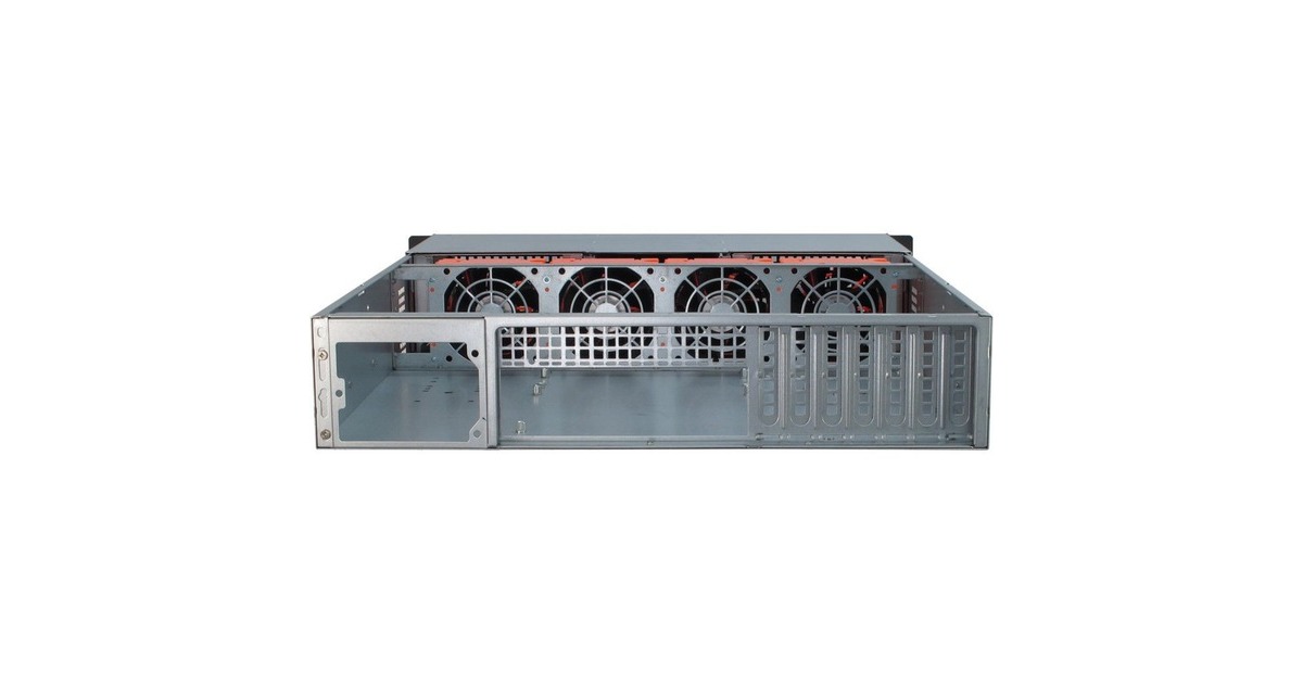 Inter-Tech IPC 2U-20255 boîtier rack Noir | 2x USB-A