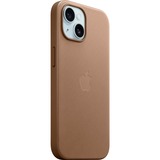 Apple Coque en tissage fin avec MagSafe pour iPhone 15, Housse/Étui smartphone Taupe
