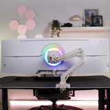 Arozzi Alzare Neo Pro, Support de moniteur Blanc