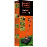 BLACK+DECKER BESTA530CM-QS débroussailleuse et coupe-bordure 550 W Électricité CA Noir, Orange, Coupe-bordures Orange/Noir, Coupe-bordures, Poignée rectangulaire, 1,6 mm, 7500 tr/min, Noir, Orange, 30 cm