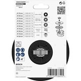 Bosch 2 608 601 713 accessoire pour meuleuse d'angle Assiette-support, Patin de ponçage Assiette-support, 11,5 cm, Bosch, Noir, 13300 tr/min, Plastique