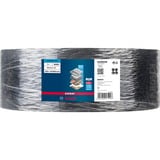 Bosch 2 608 901 223 fourniture de ponçage manuel Rouleau abrasif Grain moyen 1 pièce(s), Feuille abrasive Noir, Rouleau abrasif, Grain moyen, Élimination de la rouille, Métal, Bois, Ponçage, Noir