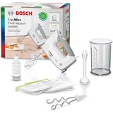 Bosch ErgoMixx Batteur à main 450 W Blanc, Mélangeur à main Blanc/gris, Batteur à main, Blanc, Blender, Pétrisseur, Mélange, 1,3 m, 0,6 L, Boutons