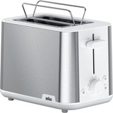 Braun HT 1510 WH, Grille-pain Acier inoxydable/Blanc