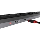 CHERRY Stream Desktop Recharge clavier Souris incluse Universel RF sans fil QWERTY Anglais Noir set de bureau Noir, Layout EU (QWERTY), Technologie SX, 100%, Taille réelle (100 %), Sans fil, RF sans fil, QWERTY, Noir, Souris incluse