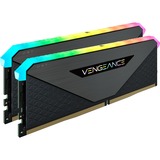 Corsair  Kit 64 Go DDR4-3600, Mémoire vive Noir, CMN64GX4M2Z3600C18, Vengeance RGB RT, XMP 2.0