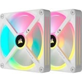 Corsair iCUE LINK QX140 RGB 140mm PWM Fans Starter Kit - Wit, Ventilateur de boîtier Blanc