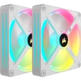 Corsair iCUE LINK QX140 RGB 140mm PWM Fans Starter Kit - Wit, Ventilateur de boîtier Blanc