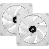 Corsair iCUE LINK QX140 RGB 140mm PWM Fans Starter Kit - Wit, Ventilateur de boîtier Blanc