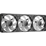 Corsair iCUE LINK RX360 II Unified Frame RGB PWM ventilateurs de boîtier Noir, 3 pièces, 360 x 129 x 26 mm