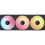 Corsair iCUE LINK RX360 II Unified Frame RGB PWM ventilateurs de boîtier Noir, 3 pièces, 360 x 129 x 26 mm