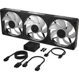 Corsair iCUE LINK RX360 II Unified Frame RGB PWM ventilateurs de boîtier Noir, 3 pièces, 360 x 129 x 26 mm