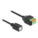 DeLOCK 66250, Adaptateur Noir