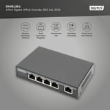 Digitus Extendeur Gigabit 4 ports 4PPoE, Répéteur PoE 