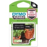 Dymo D1 Étiquettes résistantes | 12mm x 5,5m | impression en blanc sur fond noir | autocollantes étiquettes authentiques pour étiqueteuses LabelManager, Ruban 5m | impression en blanc sur fond noir | autocollantes étiquettes authentiques pour étiqueteuses LabelManager, Blanc sur noir, Noir, Vinyl, Belgique, -40 - 80 °C, DYMO