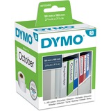 Dymo LW -Étiquettes pour classeurs grand format - 59 x 190 mm - S0722480 Blanc, Blanc, Imprimante d'étiquette adhésive, Papier, Permanent, Rectangle, LabelWriter