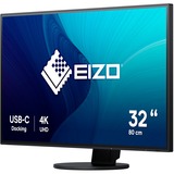 EIZO FlexScan EV3285 31.5" 4K Ultra HD Moniteur Noir, 80 cm (31.5"), 3840 x 2160 pixels, 4K Ultra HD, LED, 5 ms, Noir