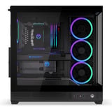 ENDORFY Fishtank 6000 Corona boîtier midi tower Noir | 2x USB-A | 1x USB-C | RGB | Verre Trempé