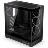 ENDORFY Fishtank 6000 Corona boîtier midi tower Noir | 2x USB-A | 1x USB-C | RGB | Verre Trempé