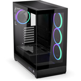 ENDORFY Fishtank 6000 Corona boîtier midi tower Noir | 2x USB-A | 1x USB-C | RGB | Verre Trempé