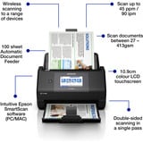 Epson Epson Workforce ES-590W, Scanner à feuilles Noir