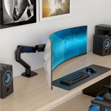 Ergotron Bras de moniteur HX avec articulation VHD, support de bureau, Support de moniteur Noir (Mat)